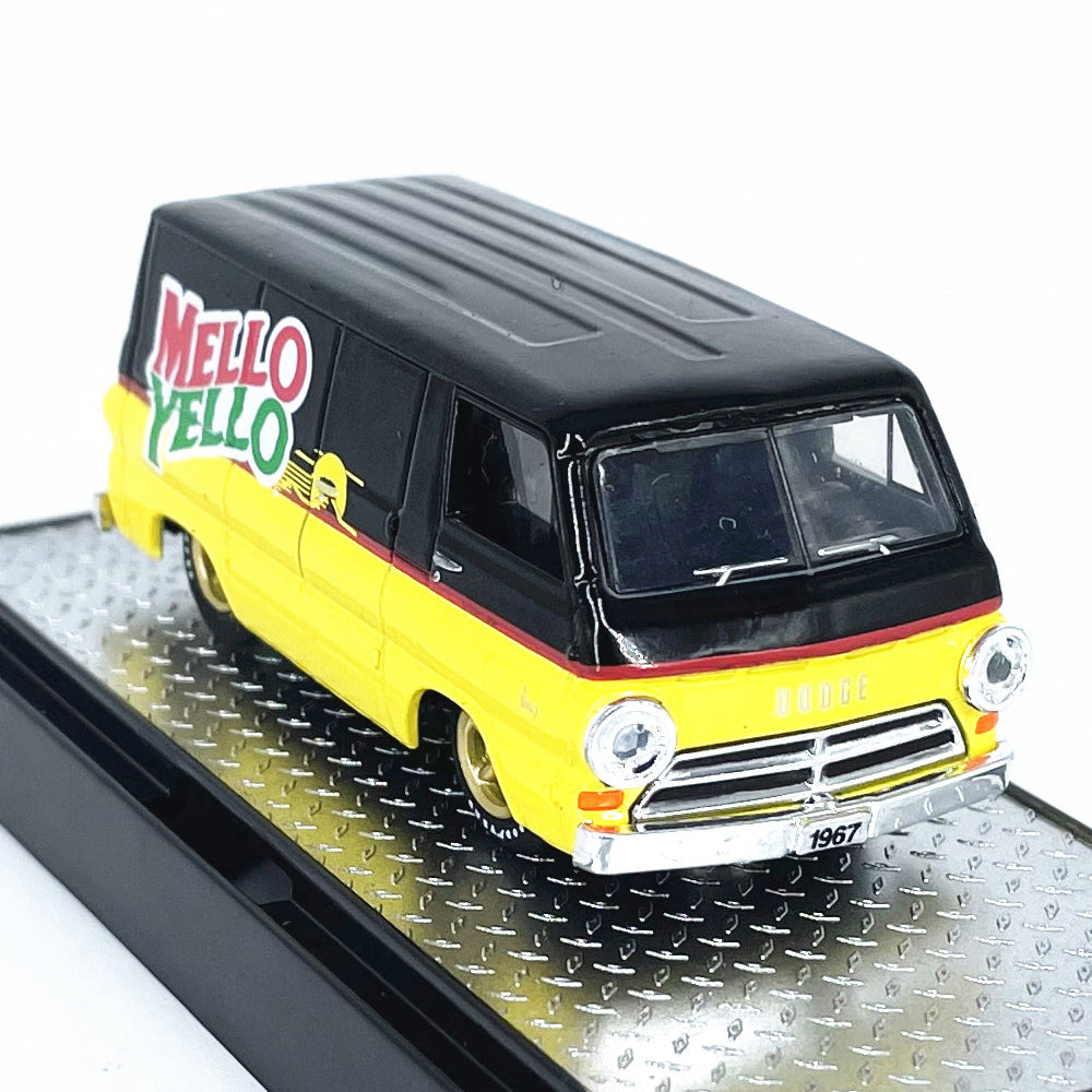 1/64 Scale 1967 Dodge A100 Panel Van Mello Yello Diecast Model