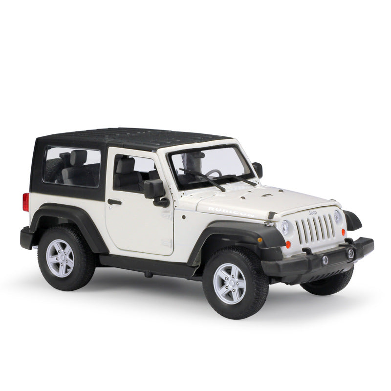 1/24 Scale 2007 Jeep Wrangler Rubicon Diecast Model Car