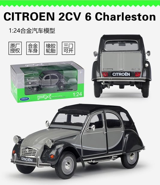 1/24 Scale Citroen 2CV6 Charleston Diecast Model Car