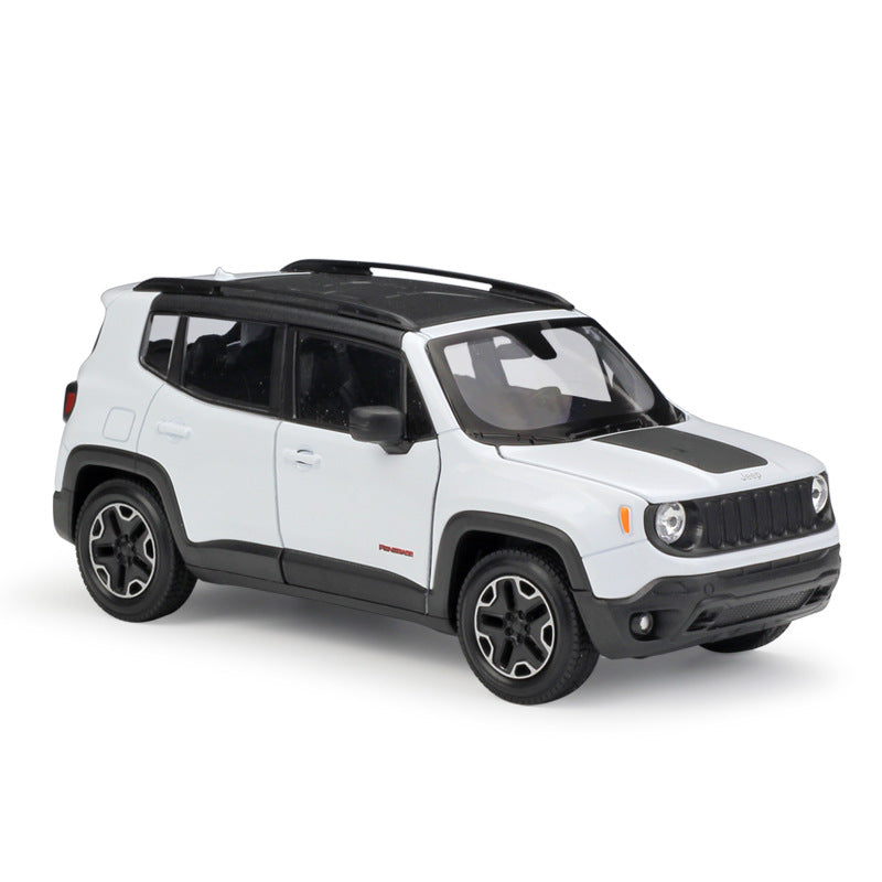 1/24 Scale Jeep Renegade Trailhawk Subcompact Crossover SUV Diecast Model Car