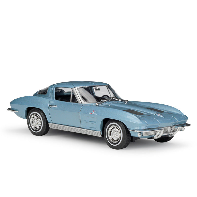 1/24 Scale 1963 Chevrolet Corvette Sting Ray Coupe Sports Car Diecast Model