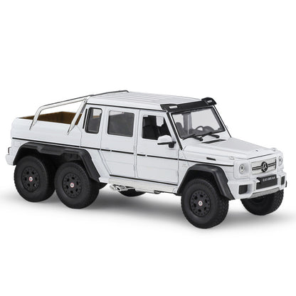 1/24 Scale Mercedes-AMG G63 6x6 Pickup Truck Diecast Model Car