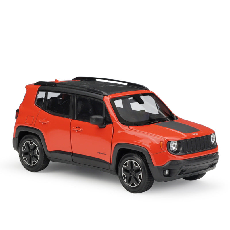 1/24 Scale Jeep Renegade Trailhawk Subcompact Crossover SUV Diecast Model Car