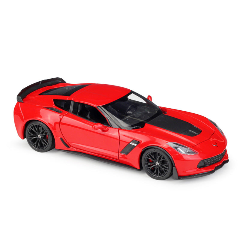 1/24 Scale 2017 Chevrolet Corvette Z06 Sports Car Diecast Model