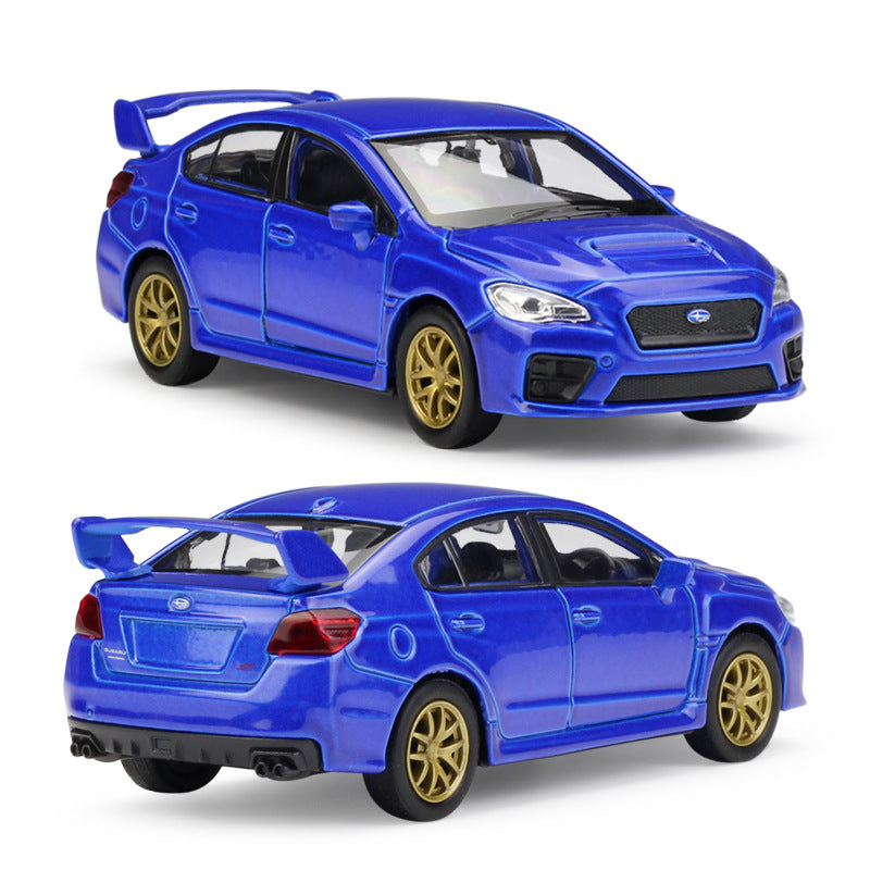 1/36 Scale Subaru WRX STI Diecast Model Car Pull Back Toy