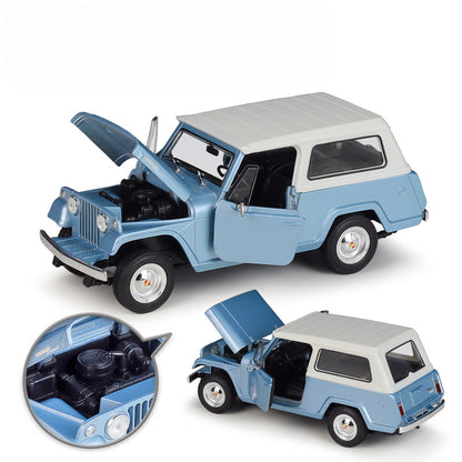 1/24 Scale 1967 Kaiser Jeep Jeepster Commando Diecast Model Car