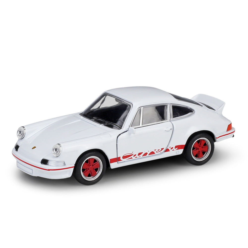 1/36 Scale 1973 Porsche 911 Carrera RS Diecast Model Car Pull Back Toy