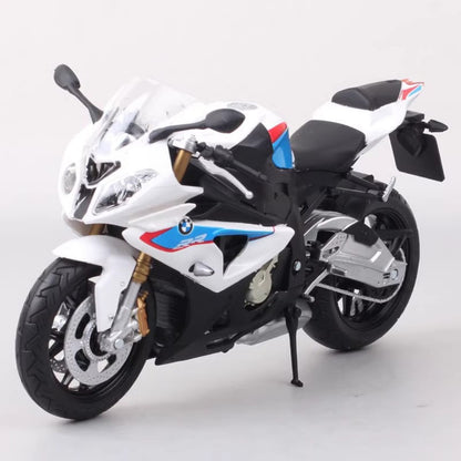 1/12 Scale 2009 BMW S1000RR Sport Bike Diecast Model Motorcycle