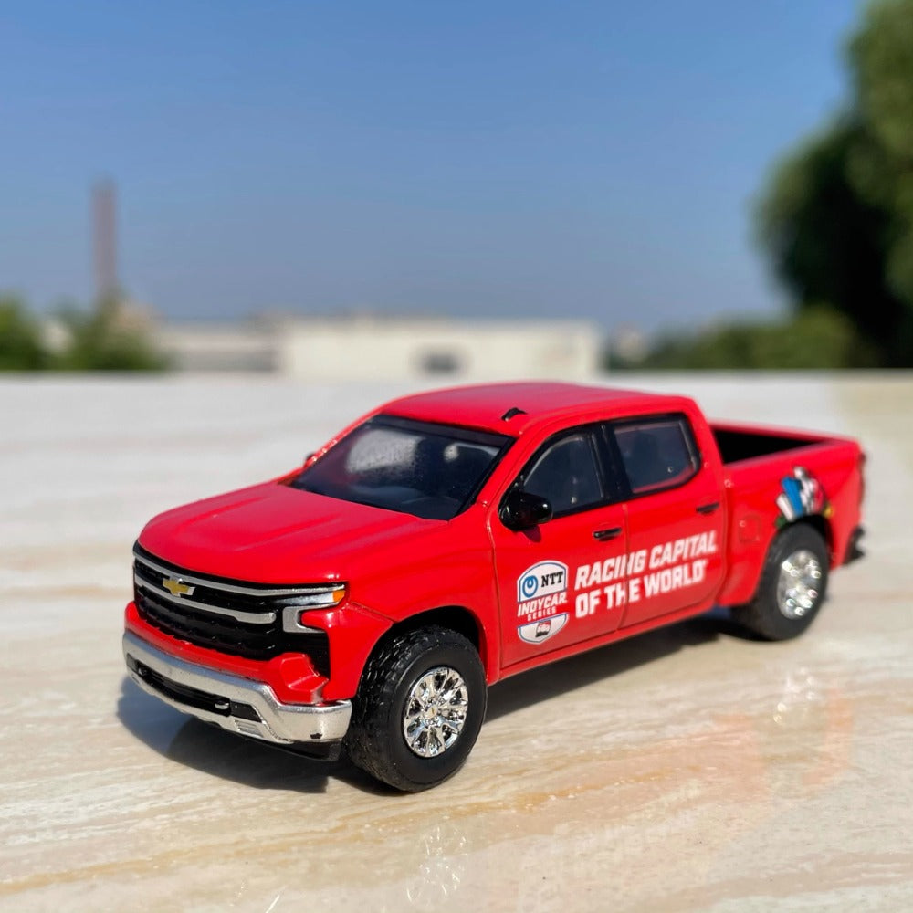 1/64 Scale Chevrolet Silverado Pickup Truck NTT IndyCar Series Diecast Model Car