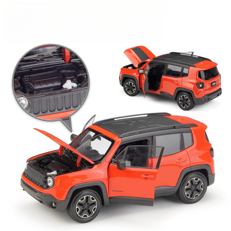 1/24 Scale Jeep Renegade Trailhawk Subcompact Crossover SUV Diecast Model Car