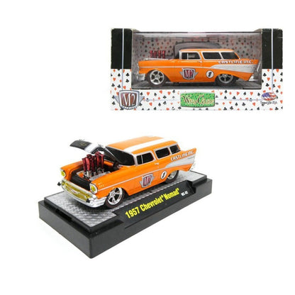 1/64 Scale 1957 Chevrolet Nomad Station Wagon Diecast Model Car