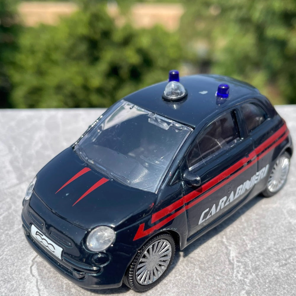 1/43 Scale Fiat 500 Carabinieri Police Car Diecast Model