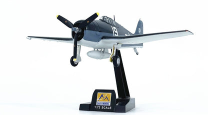 1/72 Scale Grumman F6F-5 Hellcat Carrier-Based Fighter Pre-built Collectible WWII US Aircraft Plastic Model