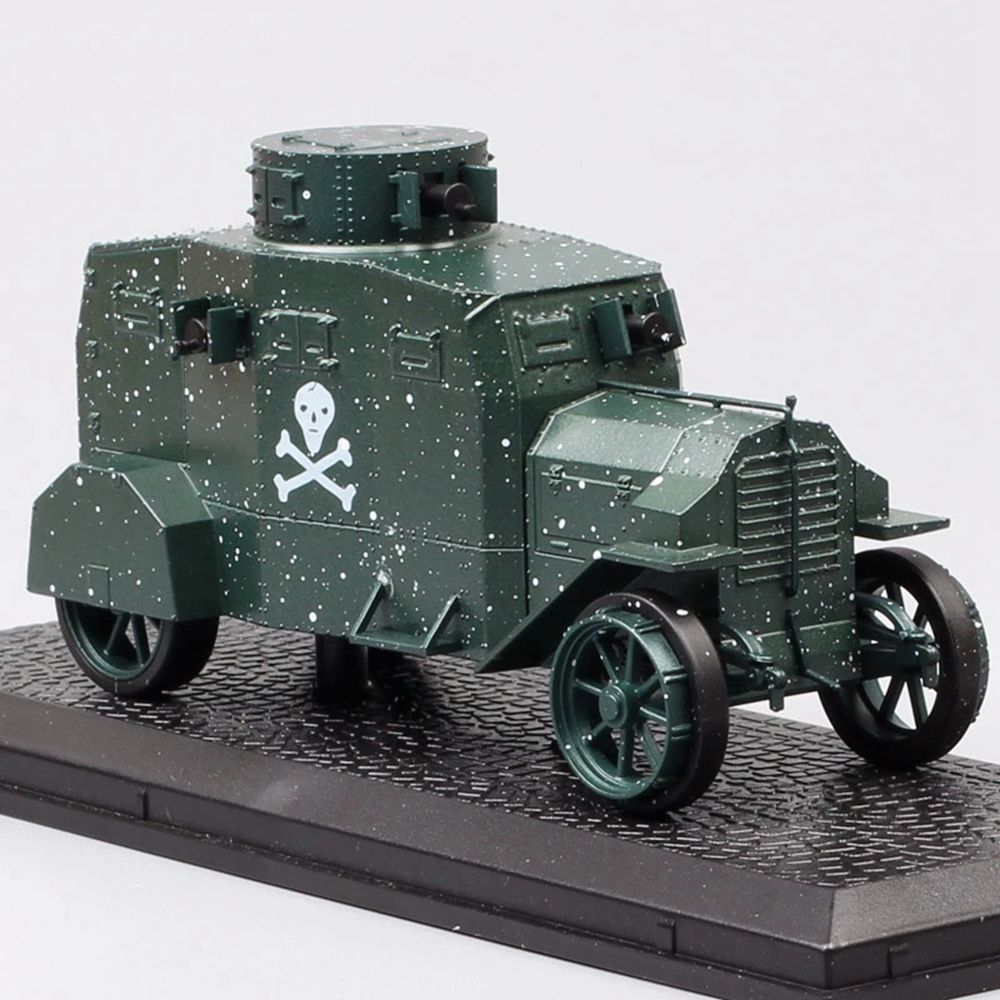【特価店】維1/43 WWI ドイツ EV-4 重装甲車（Metal body）情景完成品B275 完成品