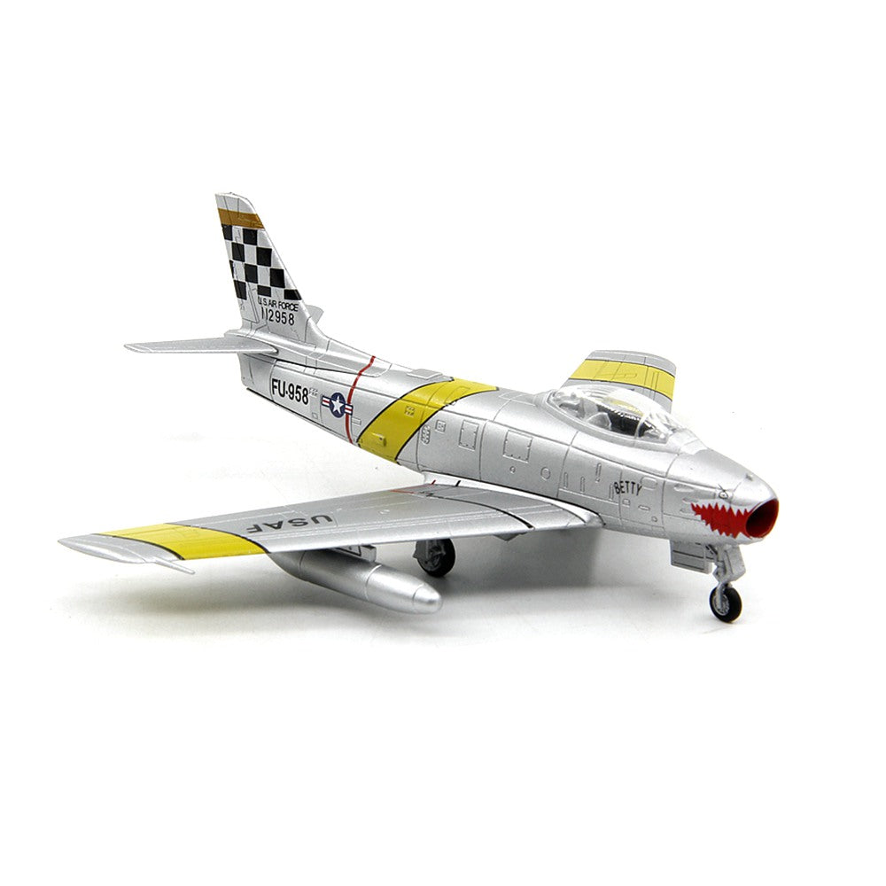 F-86 Sabre US Jet Fighter 1/100 Scale Diecast Aircraft Model