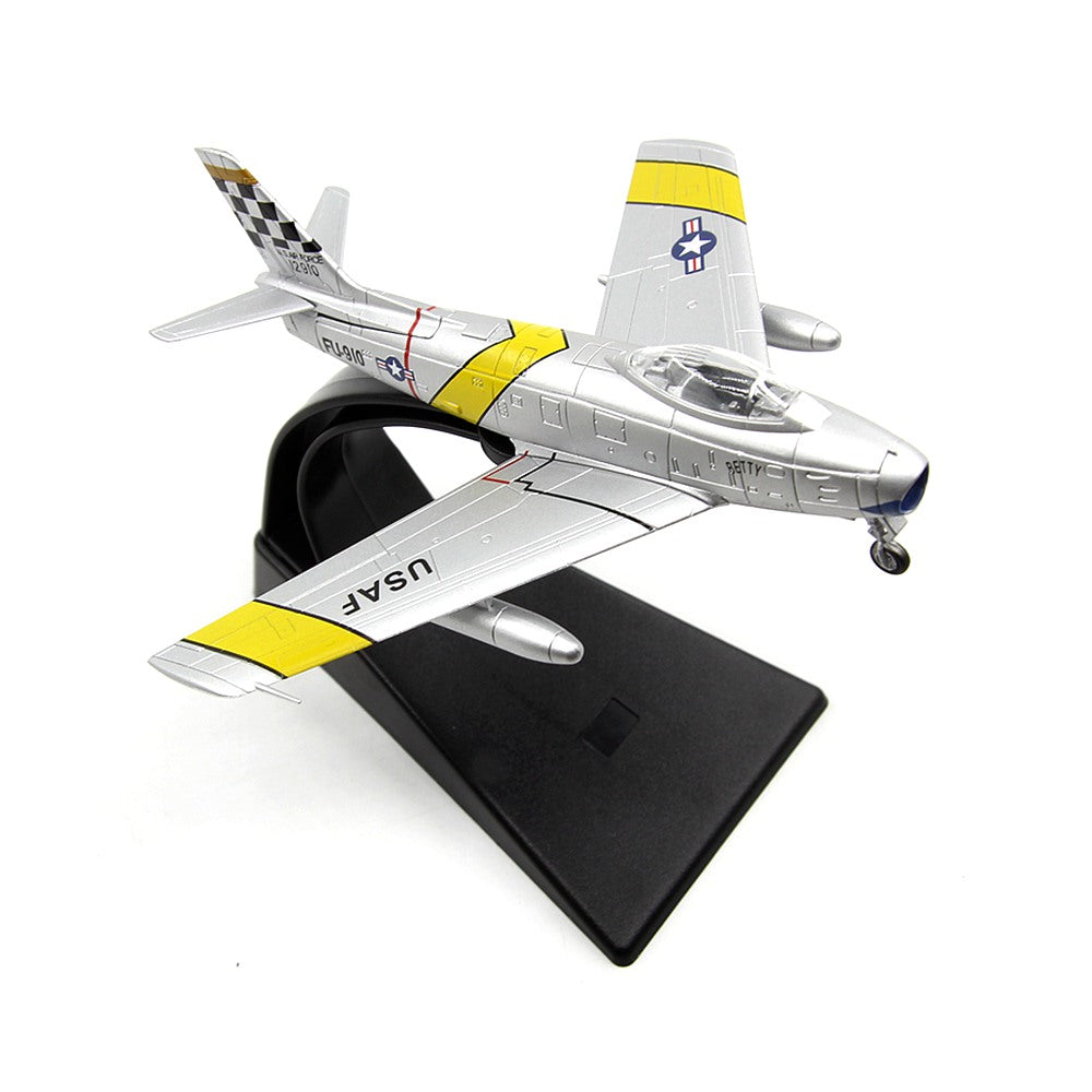 F-86 Sabre US Jet Fighter 1/100 Scale Diecast Aircraft Model