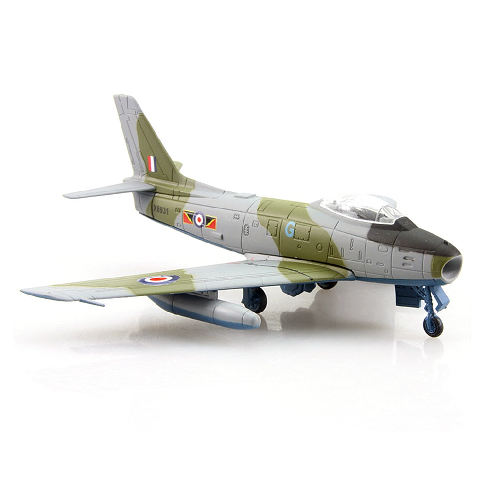 F-86 Sabre Jet Fighter 1/100 Scale Diecast Aircraft Model