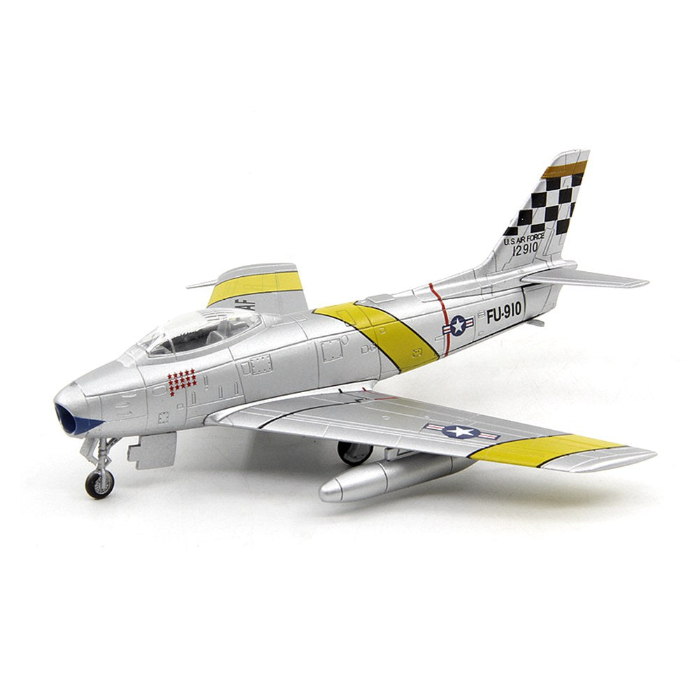 F-86 Sabre US Jet Fighter 1/100 Scale Diecast Aircraft Model