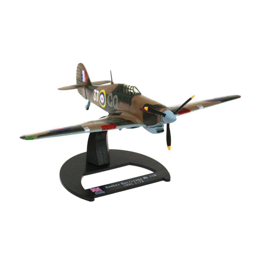 Hawker Hurricane Mk.IIB WWII British Fighter Aircraft 1/72 Scale Diecast Model