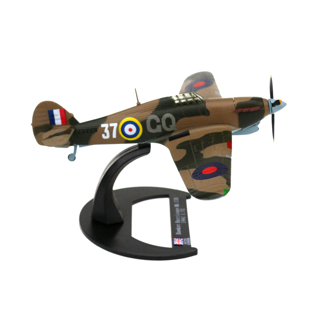 Hawker Hurricane Mk.IIB WWII British Fighter Aircraft 1/72 Scale Diecast Model