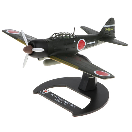 Mitsubishi A6M3 Zero Japanese WWII Fighter Aircraft 1/72 Scale Diecast Model