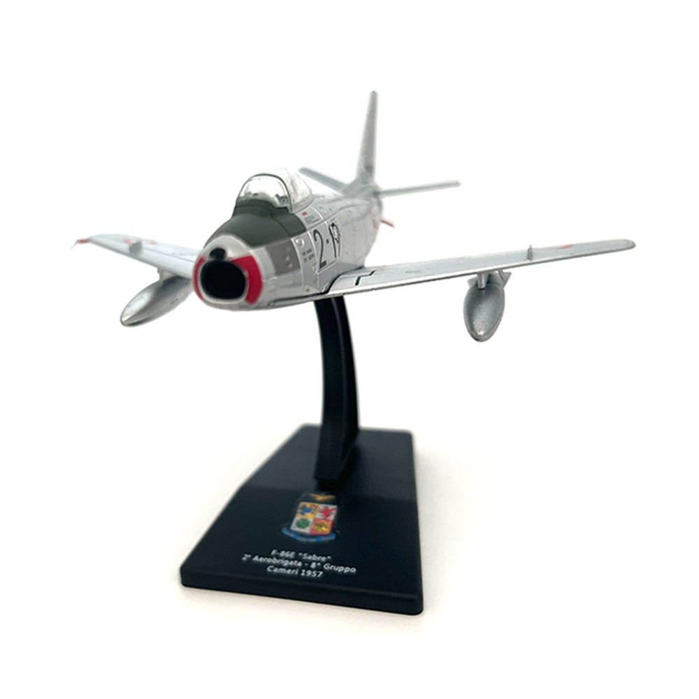 North American F-86 Sabre Transonic Jet Fighter 1/100 Scale Diecast Aircraft Model