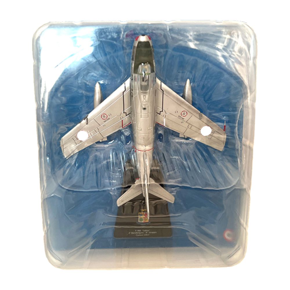 North American F-86 Sabre Transonic Jet Fighter 1/100 Scale Diecast Aircraft Model