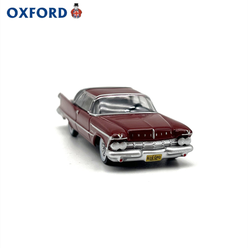 1/87 Scale 1959 Imperial Crown 2-Door Hardtop Coupe Red Diecast Model Car