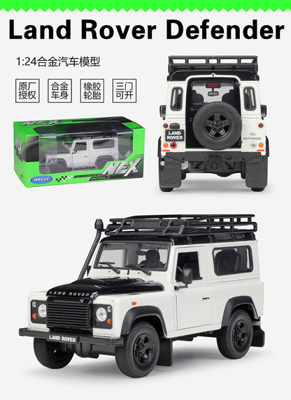 1/24 Scale Land Rover Defender (L316) Classic Diecast Model Car