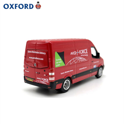 1/76 Scale Mercedes-Benz Sprinter Van Red Diecast Model