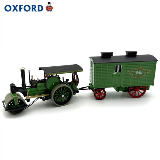 1/76 Scale Fred Dibnah Aveling & Porter Road Roller (Betsy) & Wagon Diecast Model