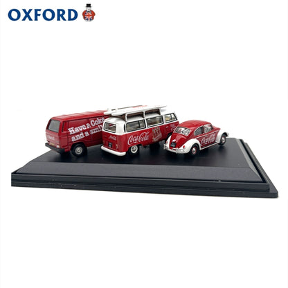 1/76 Scale Volkswagen Beetle Van Bus Diecast Model 3 Cars Set