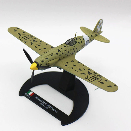 1/72 Scale Macchi C.202 Folgore 1941 WWII Italian Fighter Diecast Model Aircraft