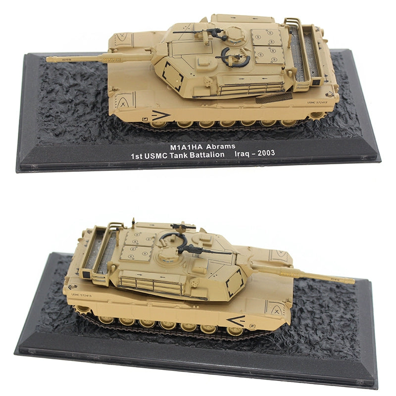 1/72 Scale Tank Diecast Models M1 Abrams M48 Patton M60 Tiger I Leopard 2 Sturmtiger Nashorn T-34 T-54 T-55 Challenger 1 C1 Ariete