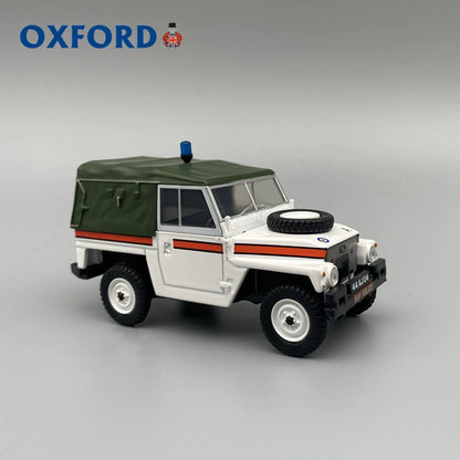 1/43 Scale Land Rover Lightweight RAF Police Diecast Model Car