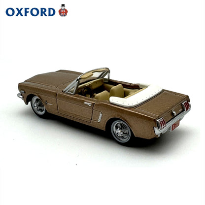 1/87 Scale 1965 Ford Mustang Convertible Diecast Model Car