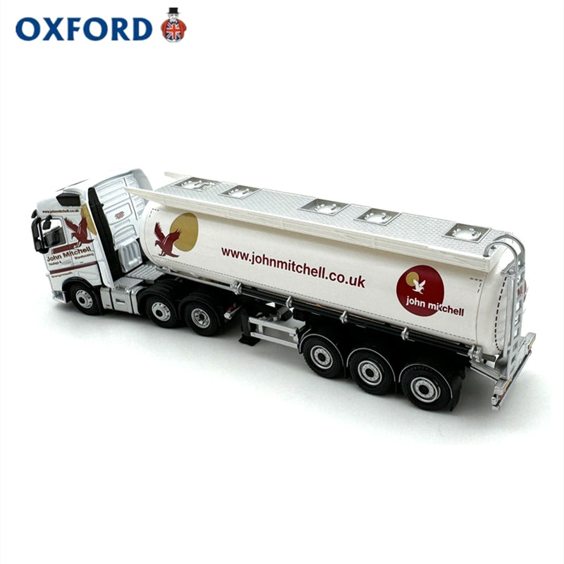 1/76 Scale John Mitchell Volvo FH4 Cylindrical Tanker Diecast Model