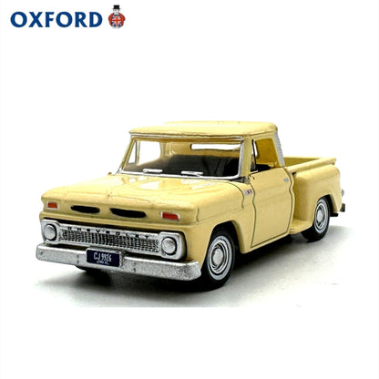 1/87 Scale Chevrolet Stepside Pick Up 1965 Yellow Diecast Model Car