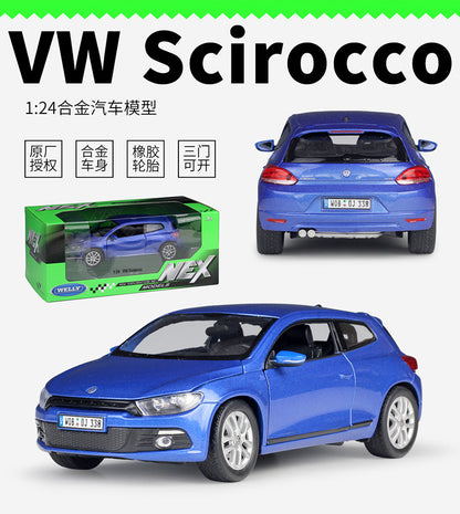 1/24 Scale Volkswagen Scirocco Hatchback Diecast Model Car