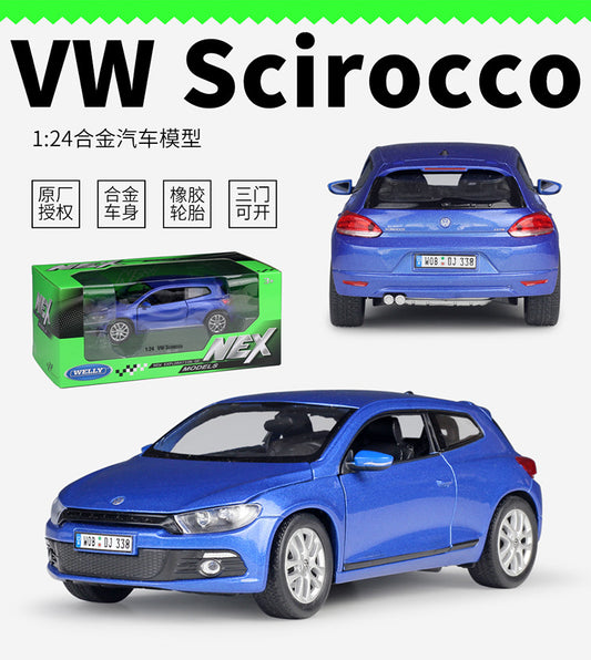 1/24 Scale Volkswagen Scirocco Hatchback Diecast Model Car