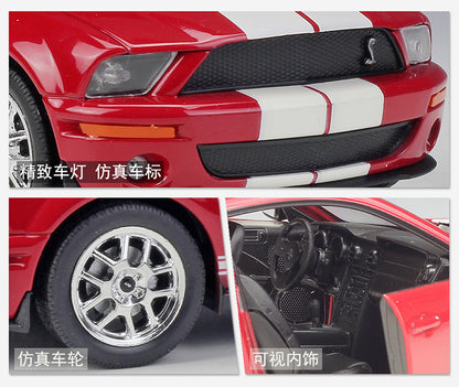 1/24 Scale 2007 Ford Mustang Shelby Cobra GT500 Diecast Model Car