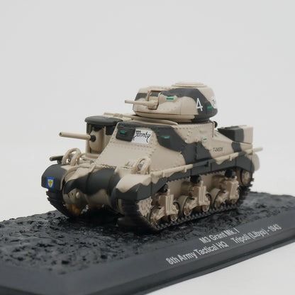 1/72 Scale 1942 M3 Grant WWII Medium Tank Diecast Model