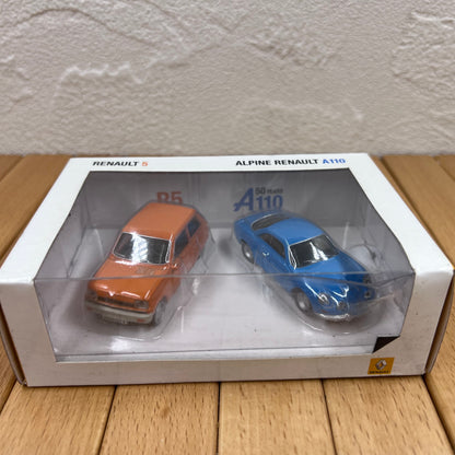 1/54 Scale Renault R5 & Alpine A110 Diecast Model Cars