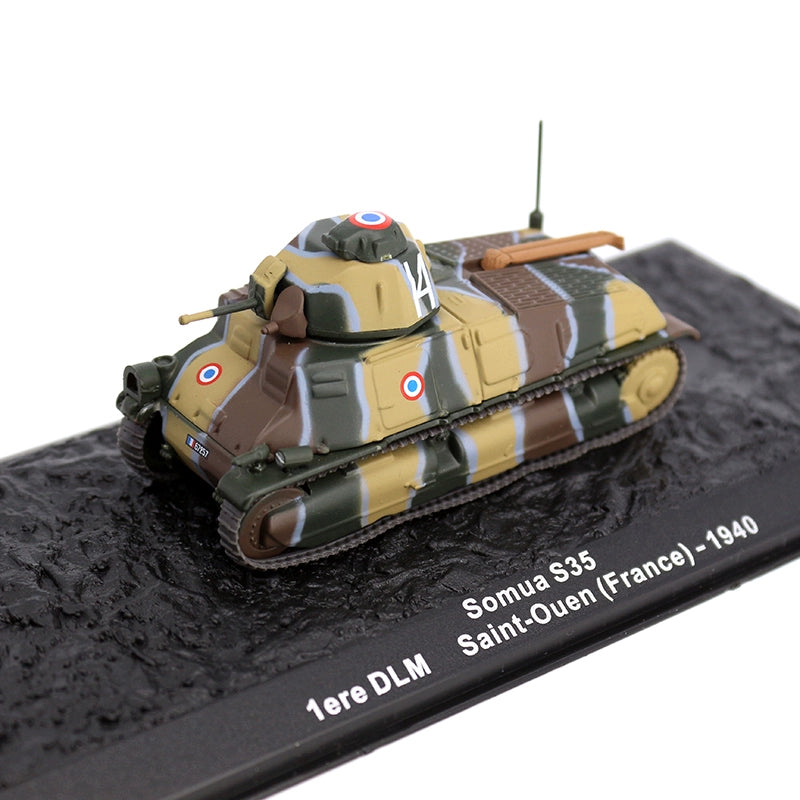 1/72 Scale SOMUA S35 WWII French Cavalry Tank Diecast Model