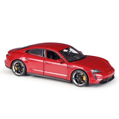 1/24 Scale Porsche Taycan Turbo S Luxury Sports Sedan Diecast Model Car