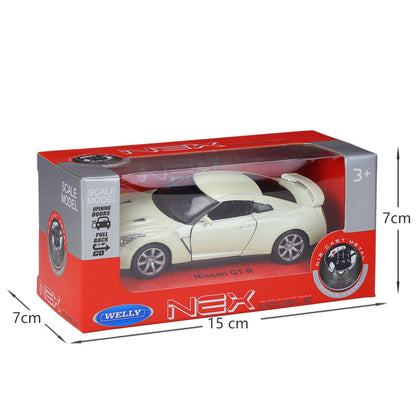 1/36 Scale Nissan GT-R R35 Diecast Model Car Pull Back Toy