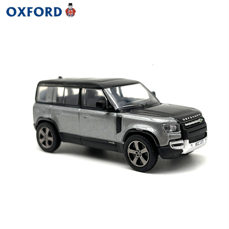 1/76 Scale Land Rover Defender 110 X Grey Diecast Model Car