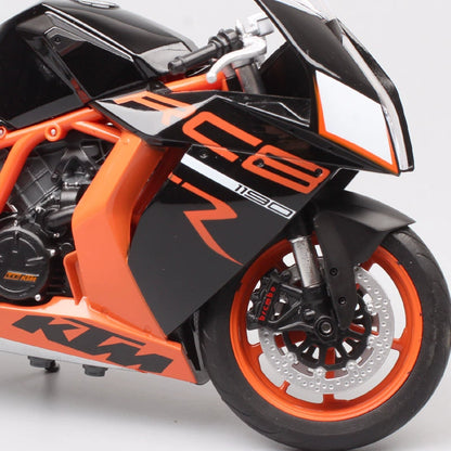 1/10 Scale KTM 1190 RC8 R Supersport Bbike Diecast Model Motorcycle