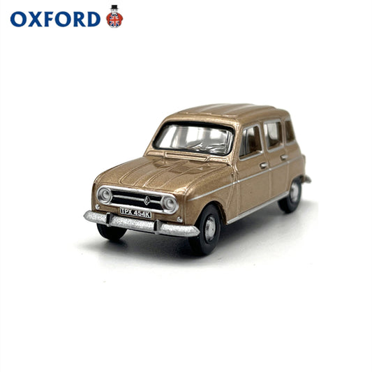 1/76 Scale Renault 4 Brown Diecast Model Car