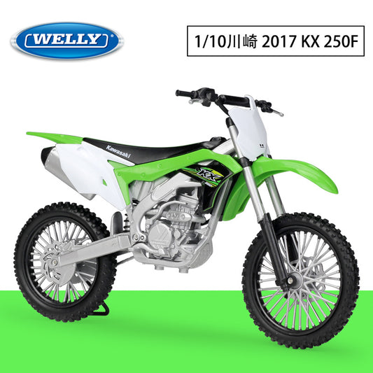 1/10 Scale 2017 Kawasaki KX 250F Motorcycle Diecast Model